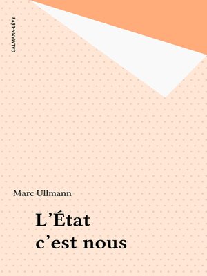 cover image of L'État c'est nous